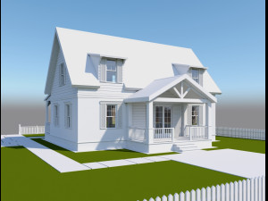 neoarch cottage sb 002 3D Model