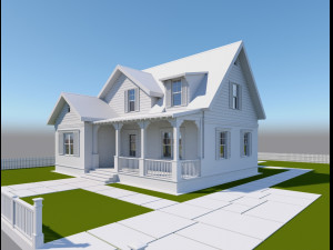 neoarch cottage sb 002 3D Model