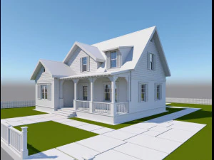 neoarch cottage sb 002 3D Model
