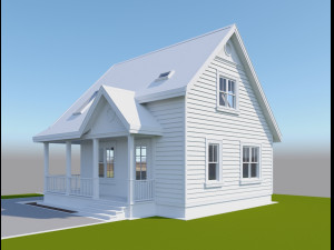 neoarch cottage sb 003 3D 모델
