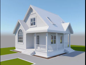 pondok neoarch sb 003 Model 3D