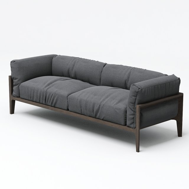 sofa 3D Модель .c4d .max .obj .3ds .fbx .stl .blend