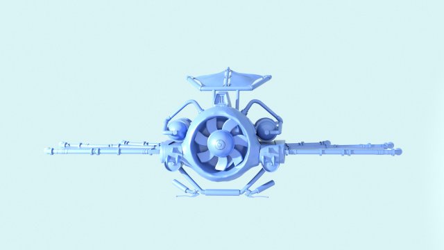 junkjet glider Modelo 3D .c4d .max .obj .3ds .fbx .stl .blend 