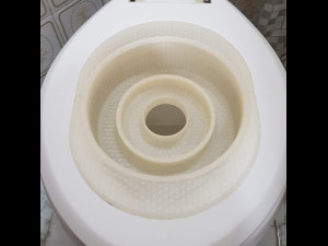 cat toilet training kit - asiento entrenador para gato 3D Print Model