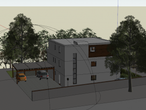 modern single family villa 3D Модель