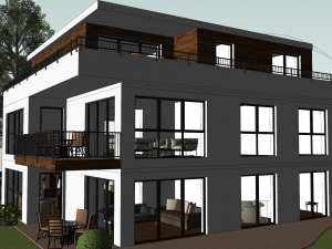 modern single family villa 3Dモデル