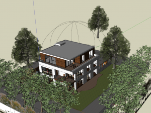 modern single family villa 3Dモデル