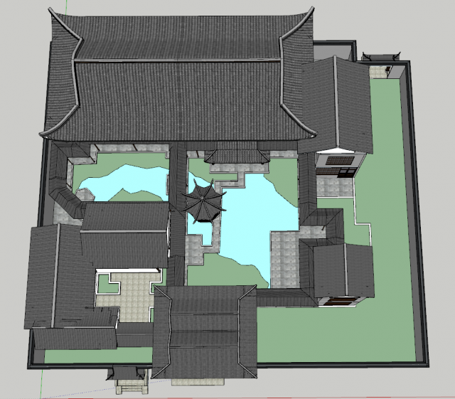 modern single family villa Model 3D .c4d .max .obj .3ds .fbx .stl .blend 
