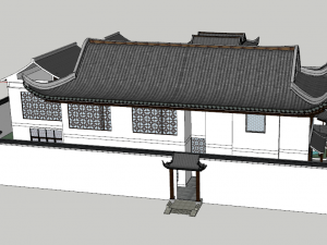 modern single family villa Model 3D