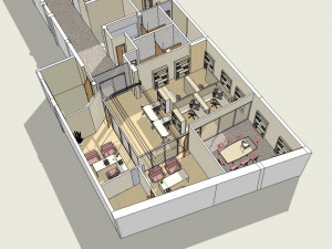 office decoration design Model 3D