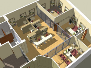office decoration design 3D 모델