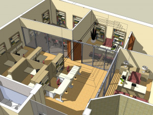 office decoration design 3D 모델