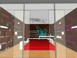 business interior shoe shop decoration design modernism style 3D 模型