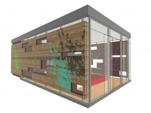 business interior shoe shop decoration design modernism style 3D 模型