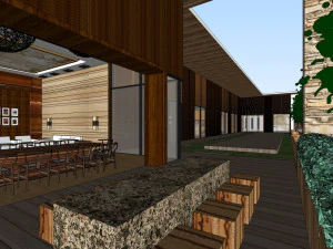 commercial interior office decoration design chinese style 3D Model