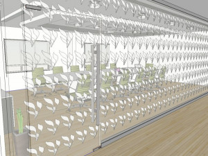 business room conference room decoration design modernism style Modèle 3D