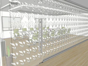 business room conference room decoration design modernism style 3D Model