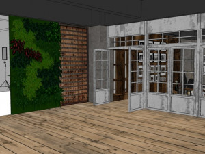 commercial interior studio decoration design chinese style Modelo 3D