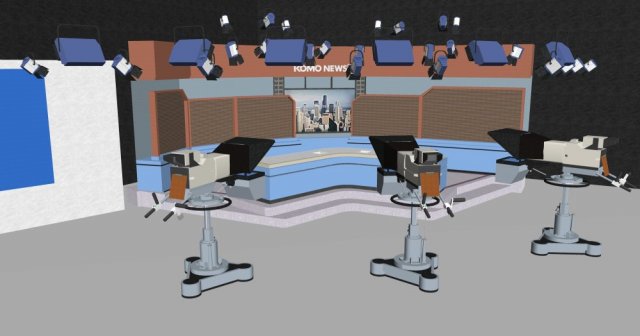 public building interior studio decoration design modernism style 3D 모델 .c4d .max .obj .3ds .fbx .stl .blend 