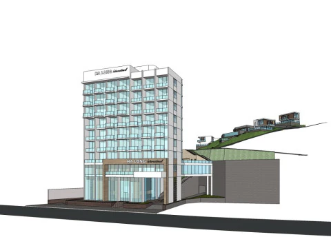 Sales department modern style 2 floors 3D Model