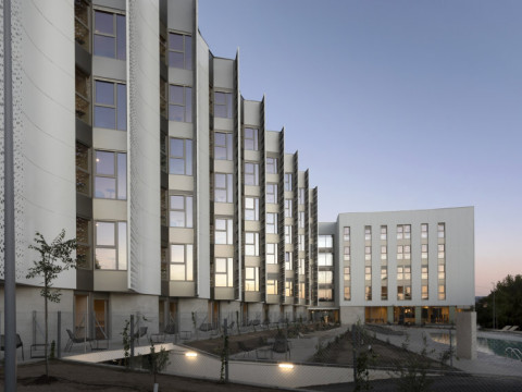 宿舍楼现代风格6层 3D 模型