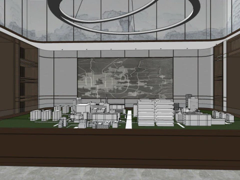Sales Office InteriorDecoration Designmodern style 3D Model