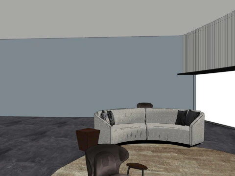 Sales Office InteriorDecoration Designmodern style 3D Model