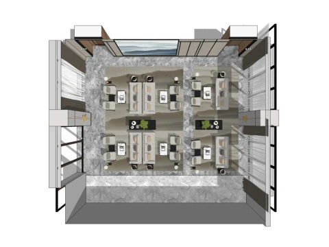Sales Office InteriorDecoration Designmodern style 3D Model