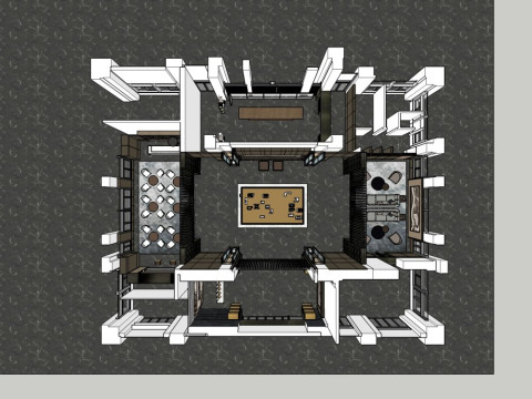 Sales Office InteriorDecoration Designmodern style 3D Model