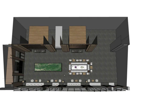 Sales Office InteriorDecoration Designmodern style 3D Model