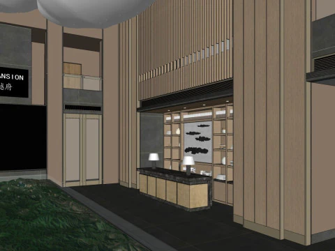 Sales Office InteriorDecoration Designmodern style 3D Model