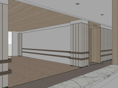 Nursing station 3D Model