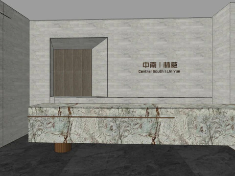 Modern gym 3D Model