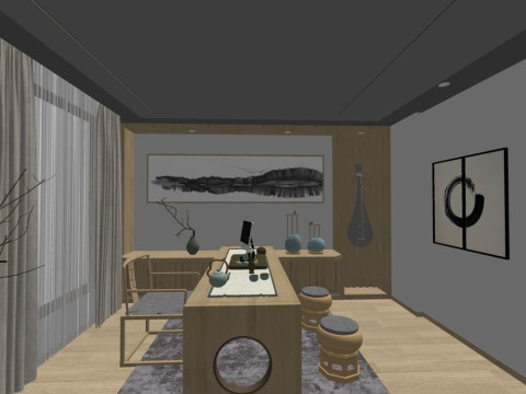 &Ccedil;ayevi 3D Model