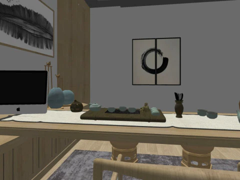 Teahouse 3D Model