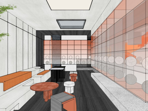 Modern office 3D Model