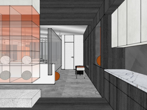 Modern office 3D Model