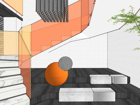 Modern office 3D Model