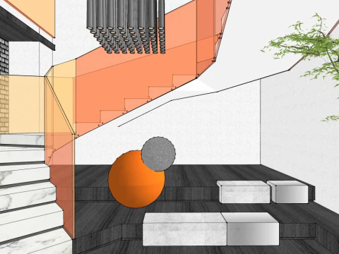 Modern office 3D Model