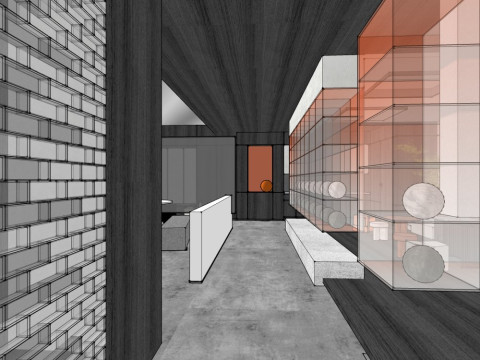 Modern office 3D Model