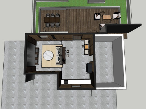 dise&ntilde;o de sala de estar Modelo 3D