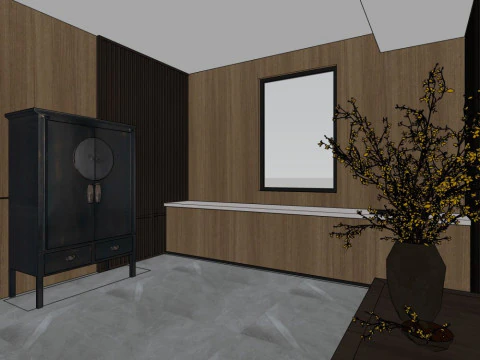 Living room design 3D Model