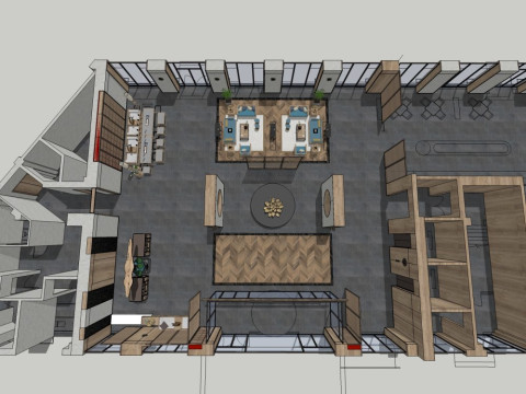 Reception Lobby 3D Model