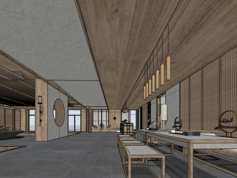 Reception Lobby 3D Model