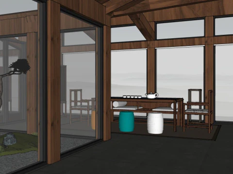 Teahouse 3D Model