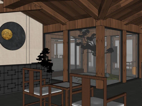 Teahouse 3D Model
