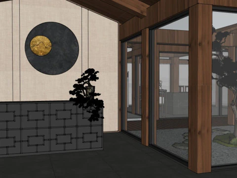 Teahouse 3D Model