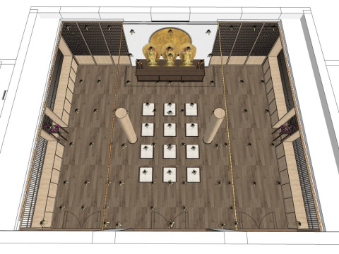 Sanktuarium Model 3D