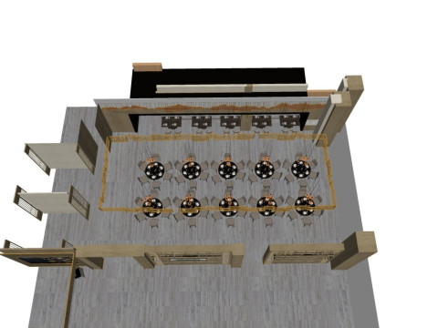 Hotel room interior 3D Model