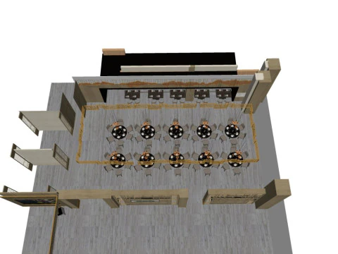 Hotel room interior 3D Model